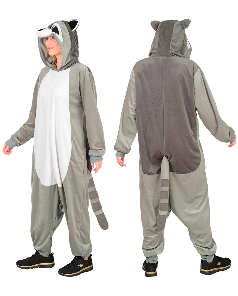Waschbär Plüschkostüm Onesie