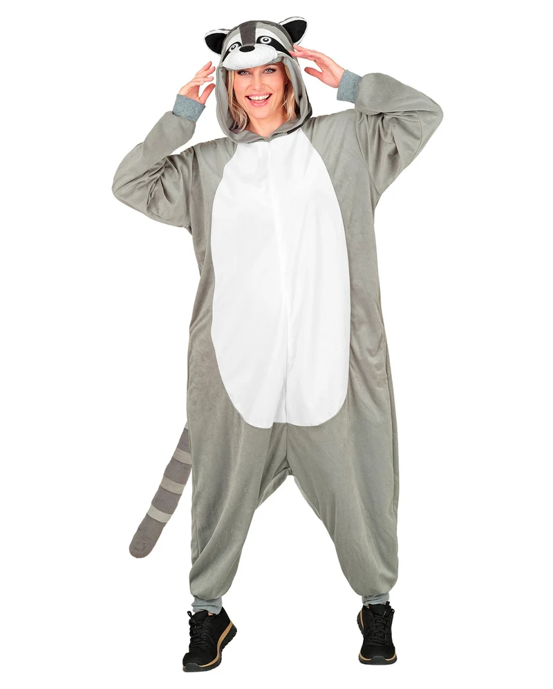 Waschbär Plüschkostüm Onesie