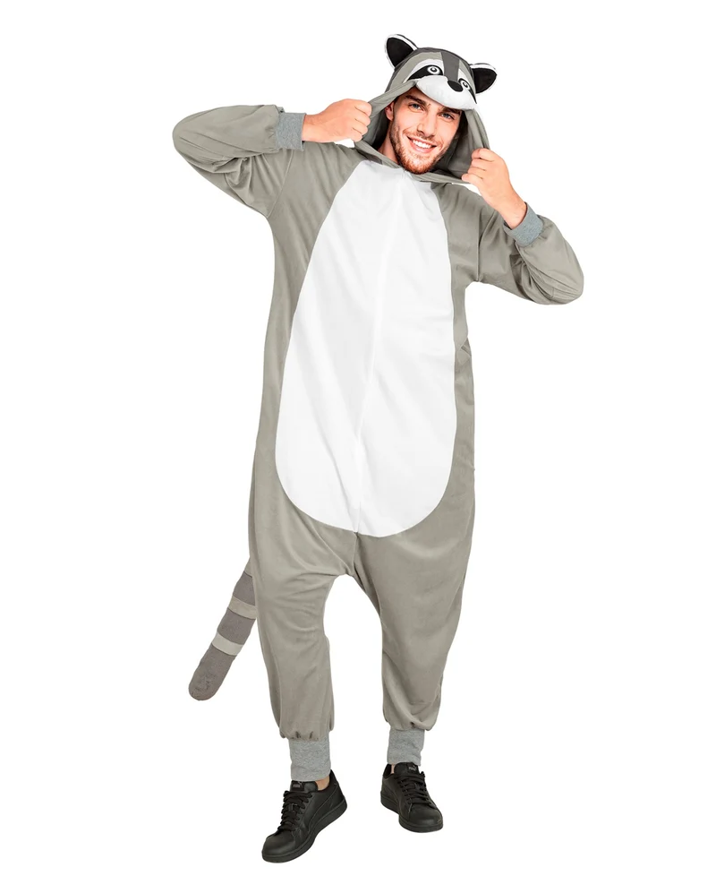 Waschbär Plüschkostüm Onesie