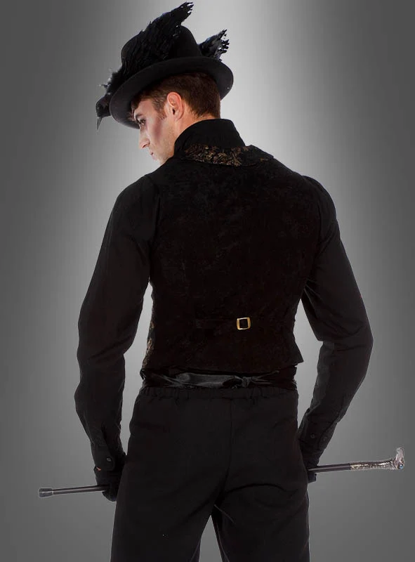 Luxus Gothic Goldbrokat Weste