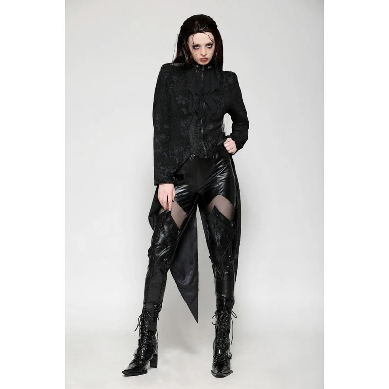 Vintage Gothic Schwalbenschwanzjacke für Damen