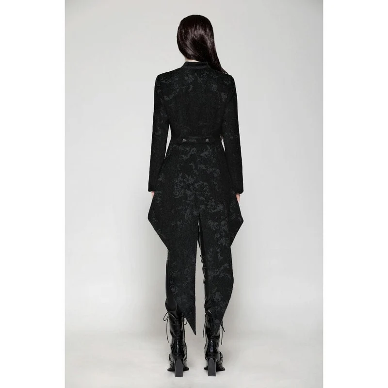 Vintage Gothic Schwalbenschwanzjacke für Damen