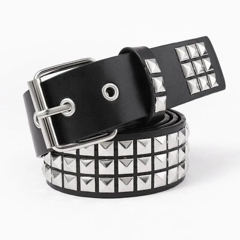 Unisex Punk Rock Metall Nietengürtel