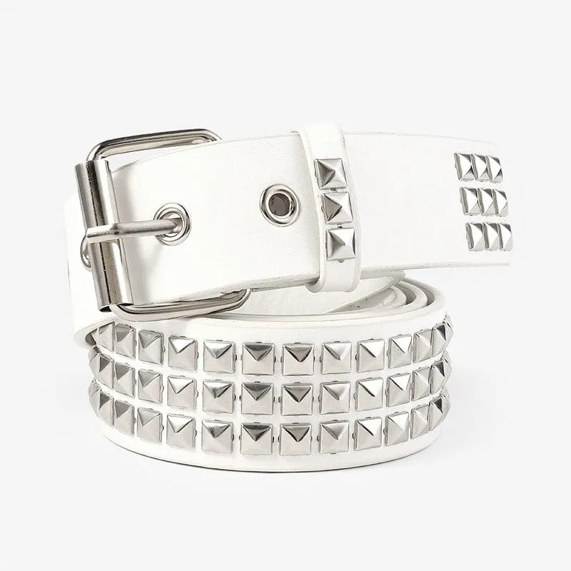 Unisex Punk Rock Metall Nietengürtel