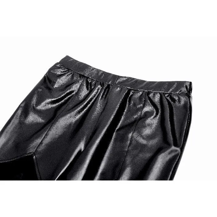 Leggings mit Punk-Rüstung und Gurtband für Damen