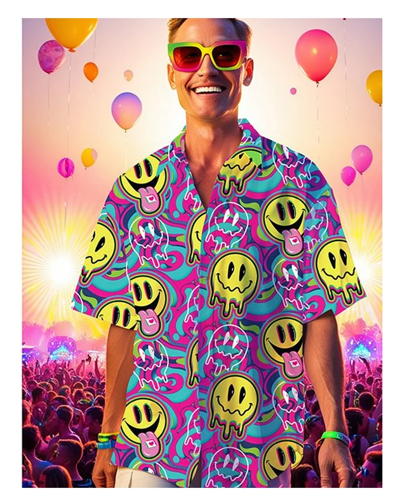 Smiling Acid Herren Hemd