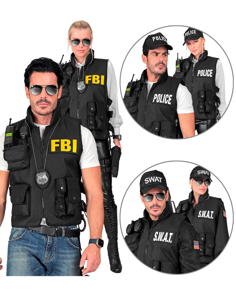Realistische SWAT Weste Deluxe