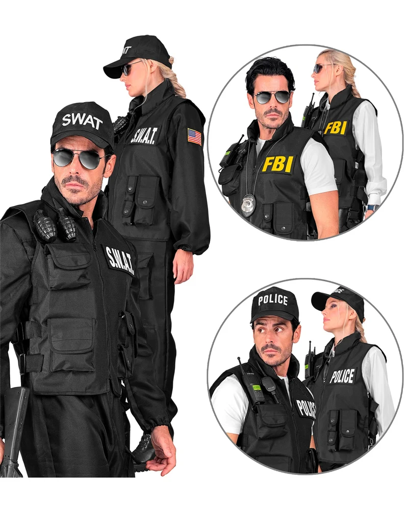 Realistische SWAT Weste Deluxe
