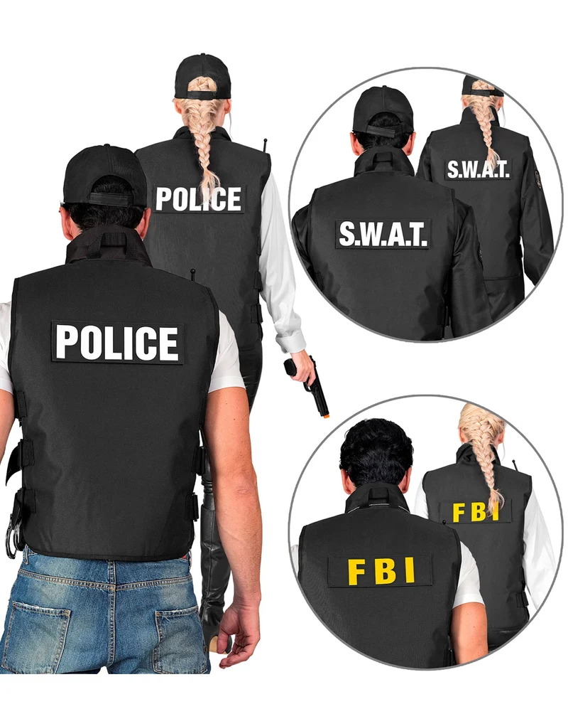 Realistische SWAT Weste Deluxe