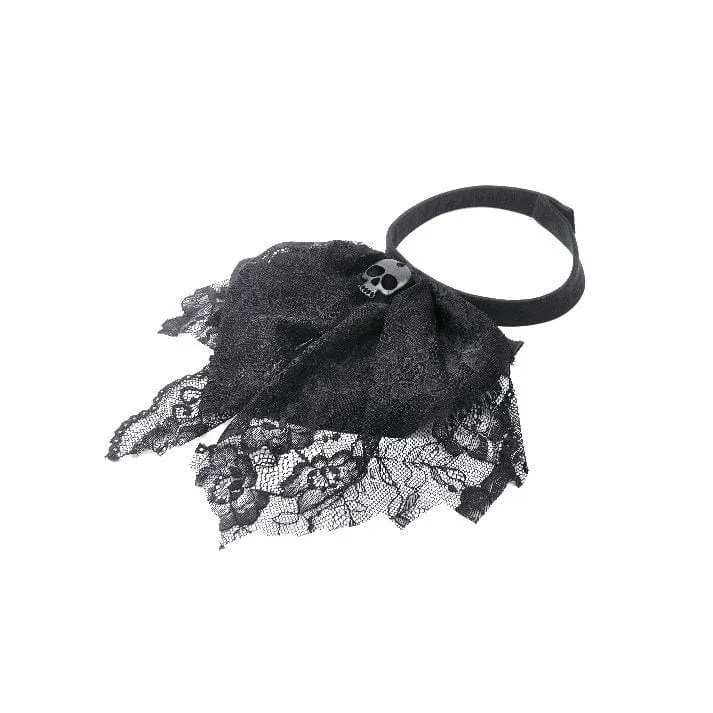 Gothic Lolita Gestreiftes Langarmhemd für Damen Grau