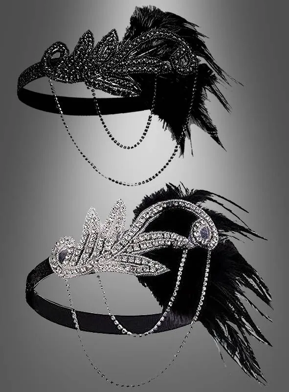 20er Jahre Kopfschmuck mit Strass Alice