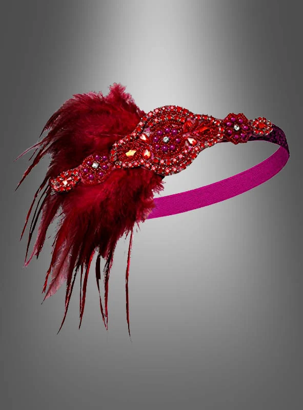 20er Jahre Haarband mit Strass und Perlen Lilli