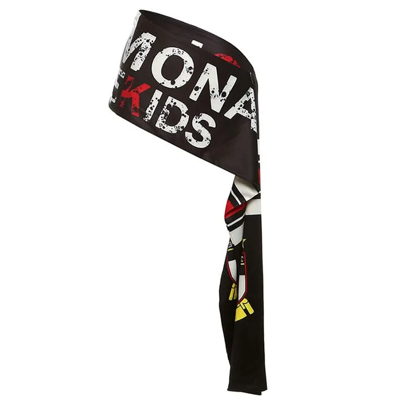 Letter print contrast decor belt