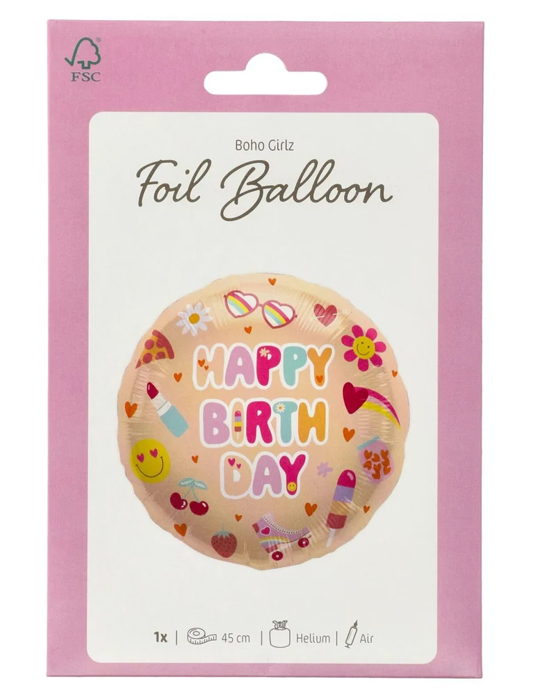 Folienballon - Boho Girlz 45cm