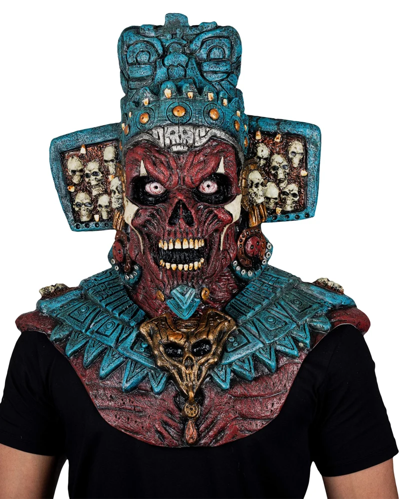 Mictlantecuchtli Maske mit Brustteil
