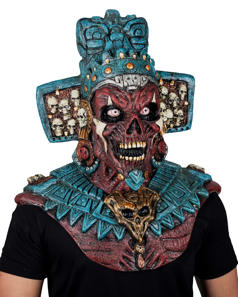 Mictlantecuchtli Maske mit Brustteil
