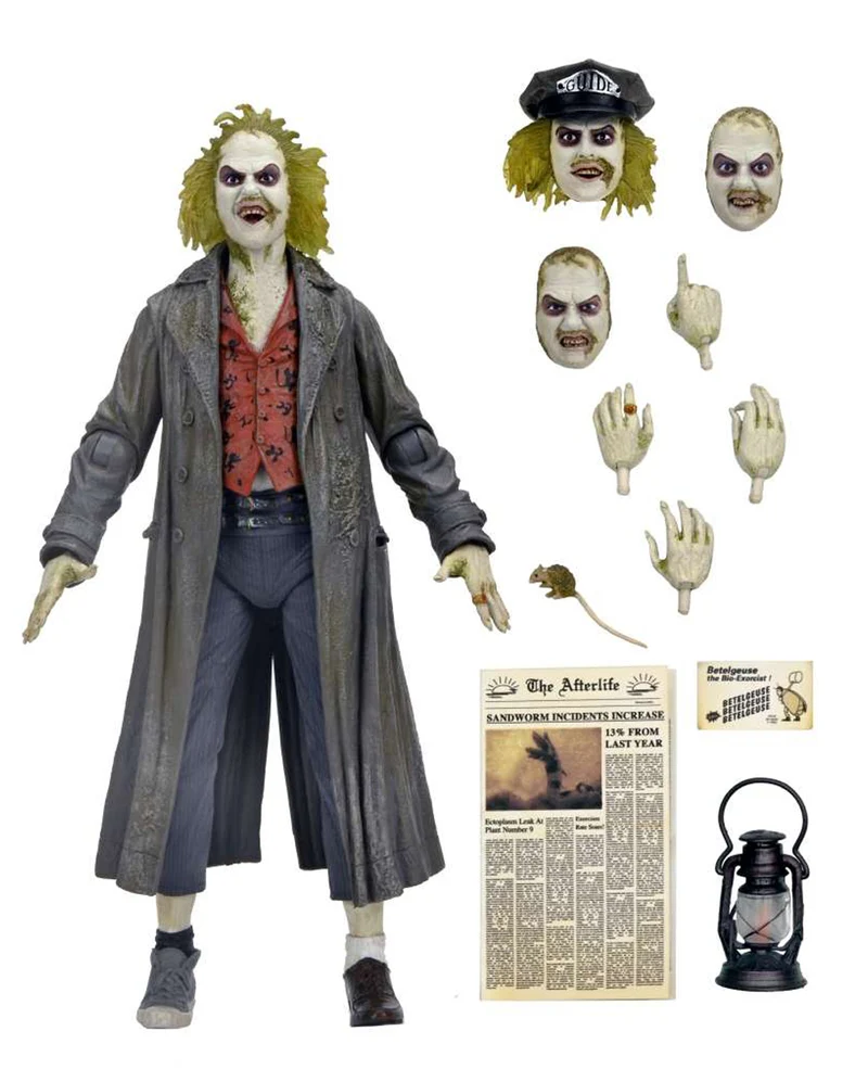 Beetlejuice 1988 Ultimate Actionfigur Tour Guide The Bio Exorcist