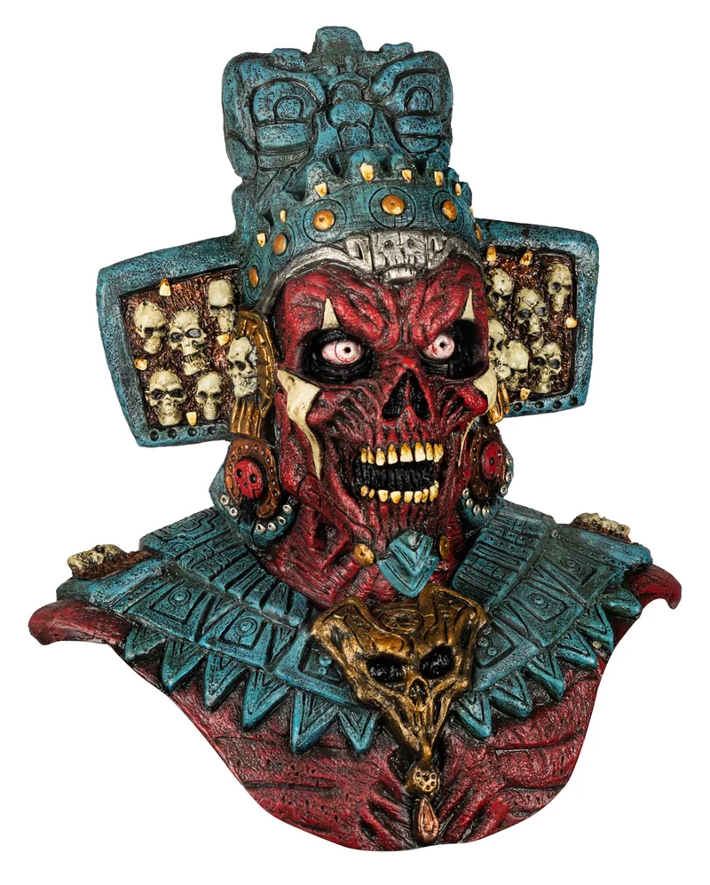 Mictlantecuchtli Maske mit Brustpanzer