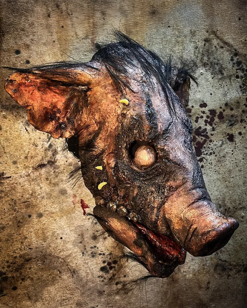 Verwesende Kadaver Schweine Maske