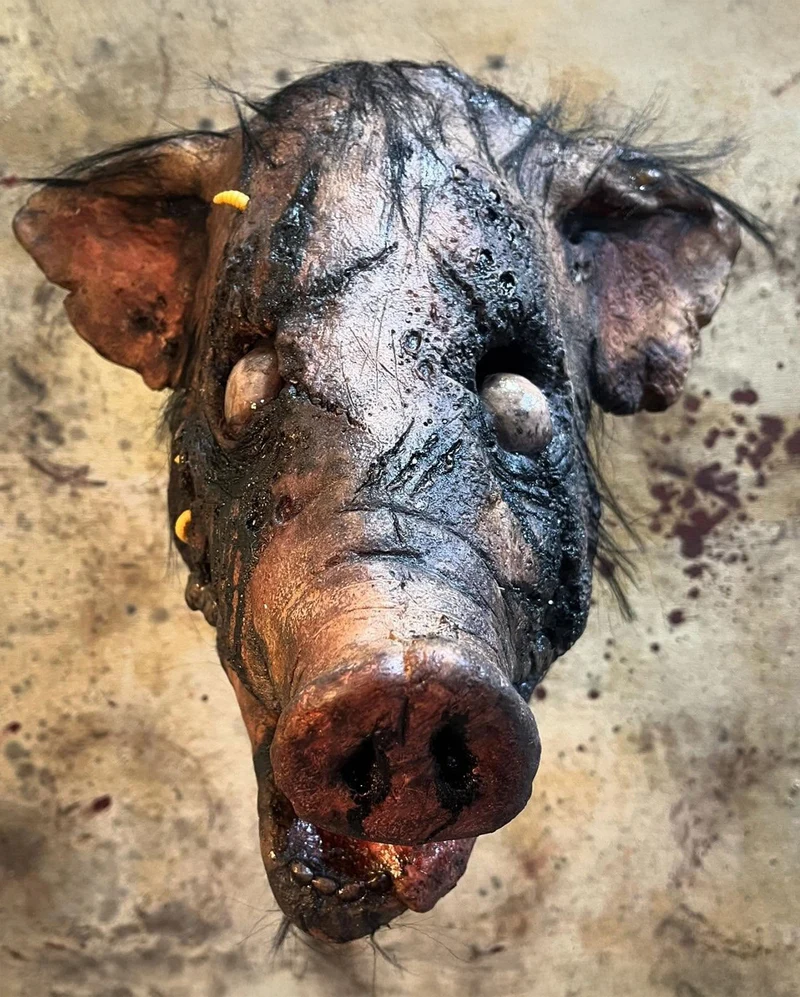 Verwesende Kadaver Schweine Maske