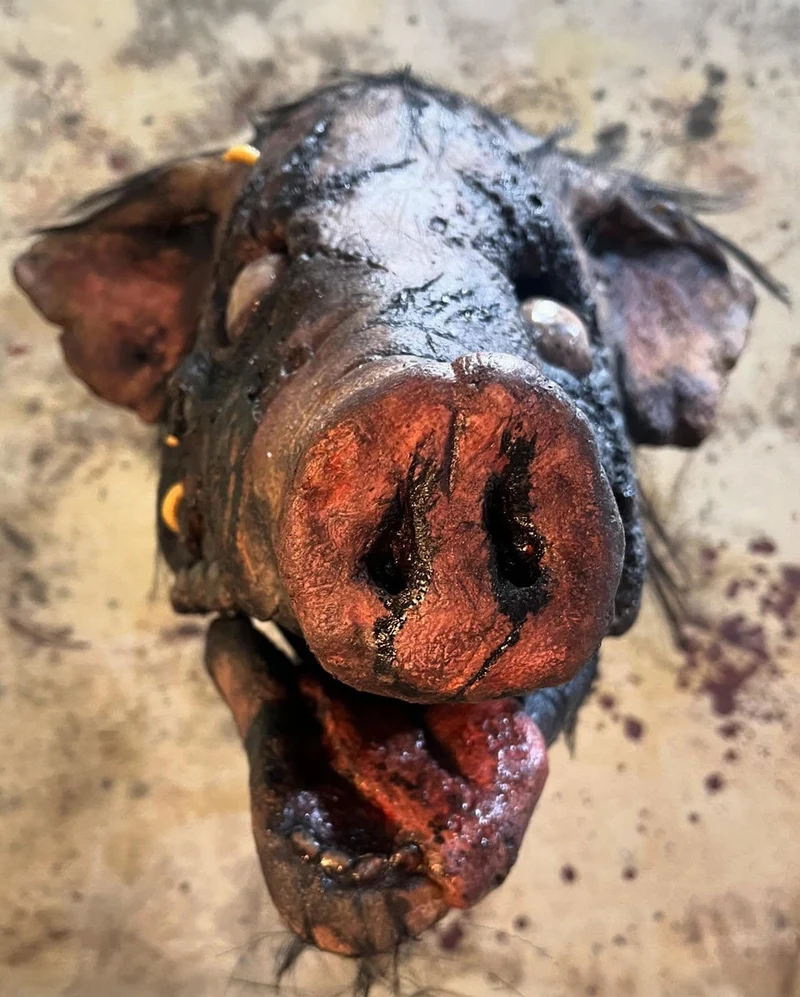 Verwesende Kadaver Schweine Maske