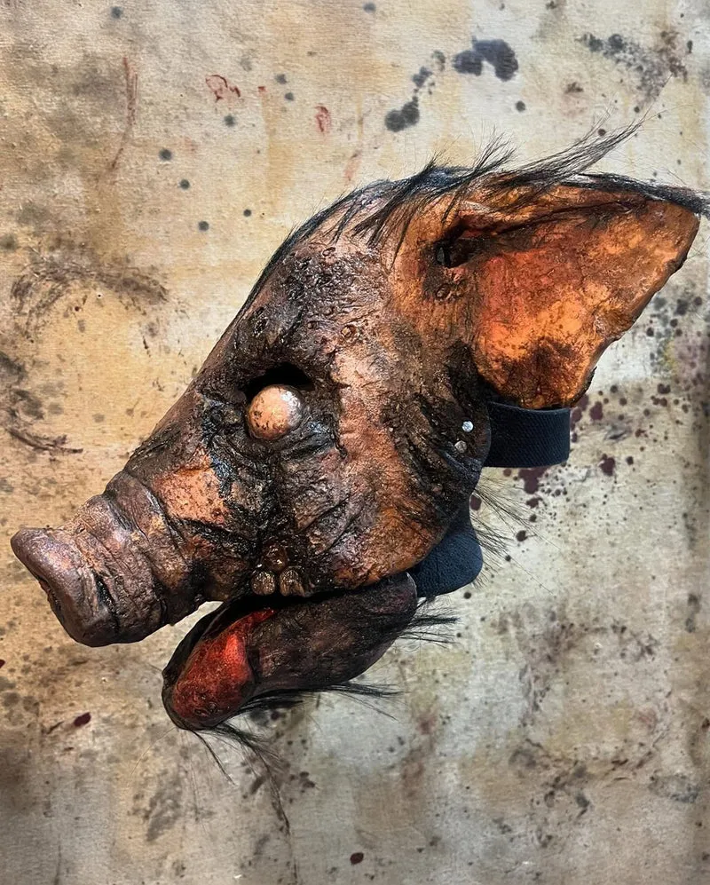 Verwesende Kadaver Schweine Maske