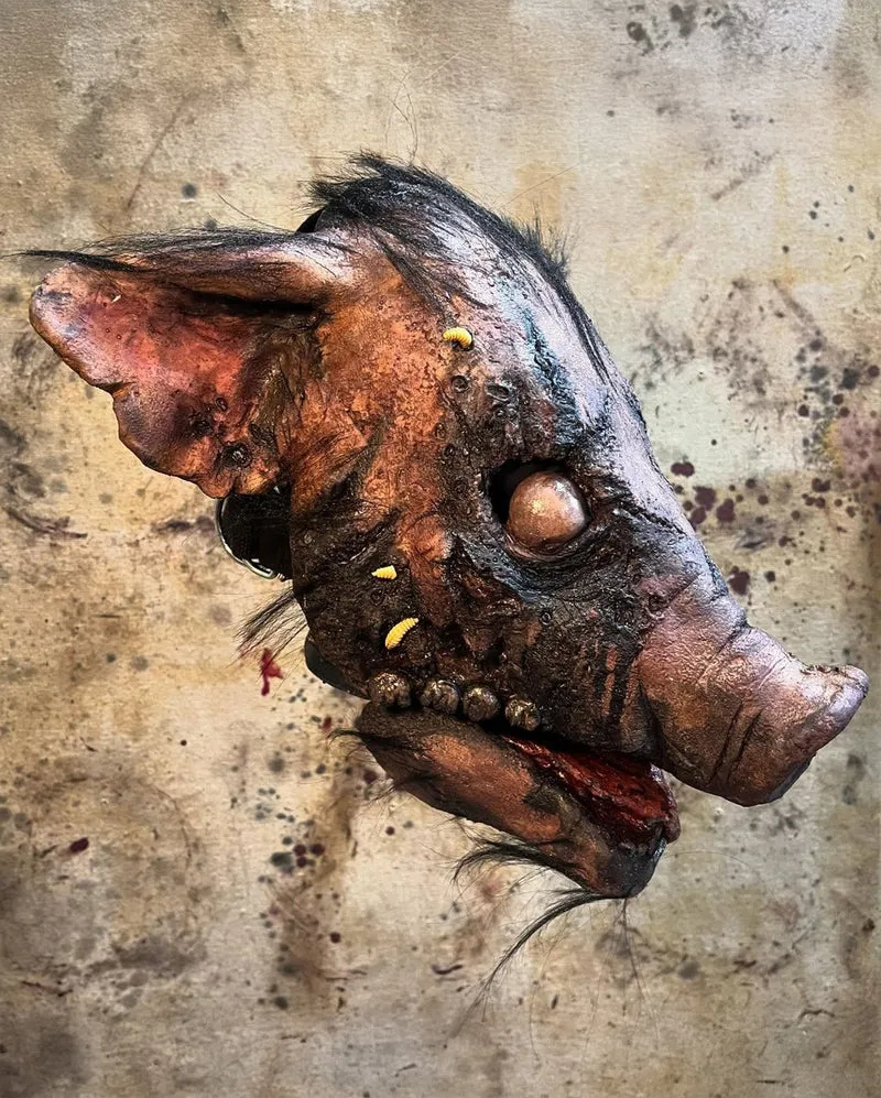 Verwesende Kadaver Schweine Maske
