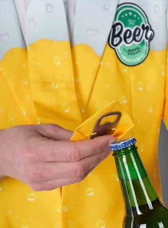 Bier Anzug mit Flaschenöffner Suitmeister