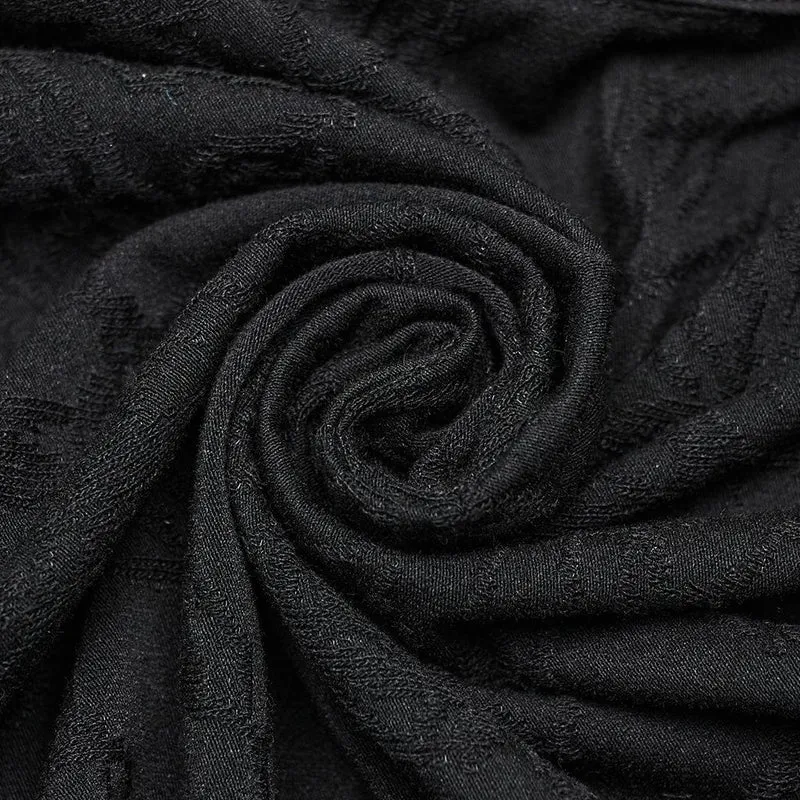 Gothic Chiffon-Hemd mit tiefen Puffärmeln für Damen