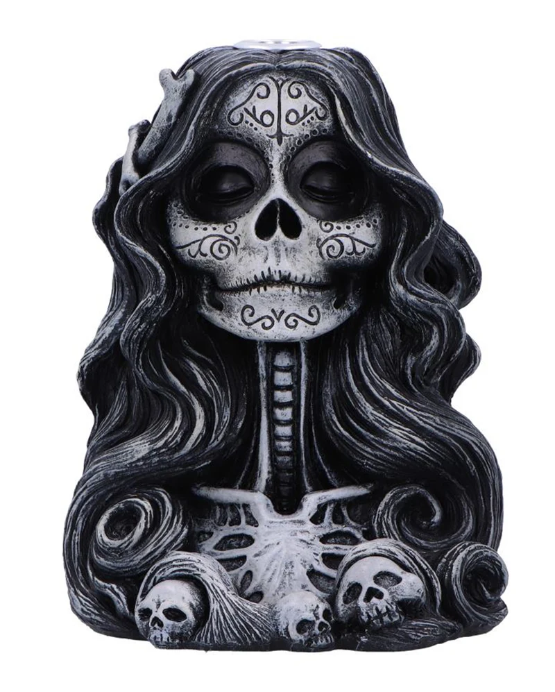 Calavera's Offering Backflow Räucherkegelhalter 16cm