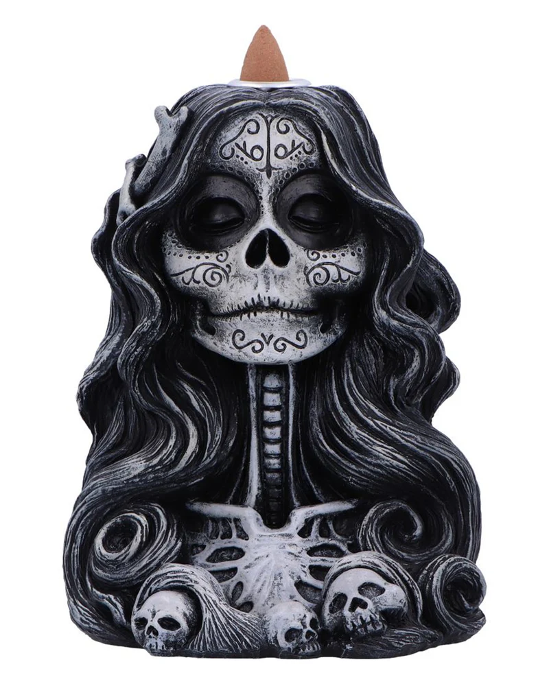 Calavera's Offering Backflow Räucherkegelhalter 16cm