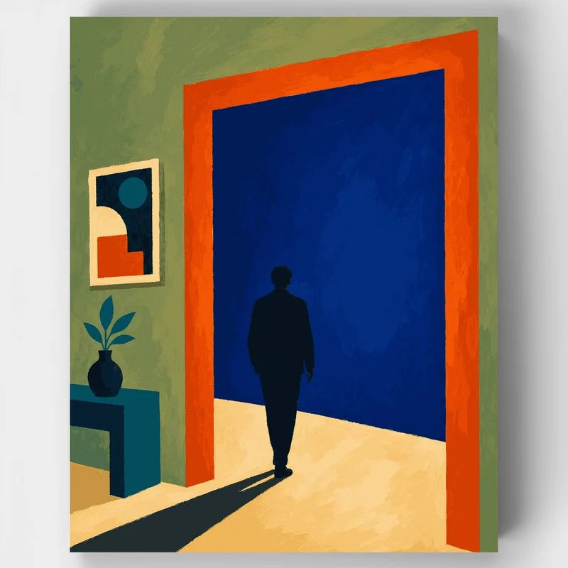 Into the Blue Room - Paint by Numbers Kit