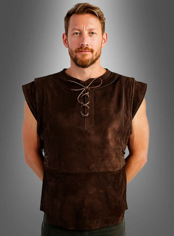 Mittelalter Hemd Wams braun oder schwarz