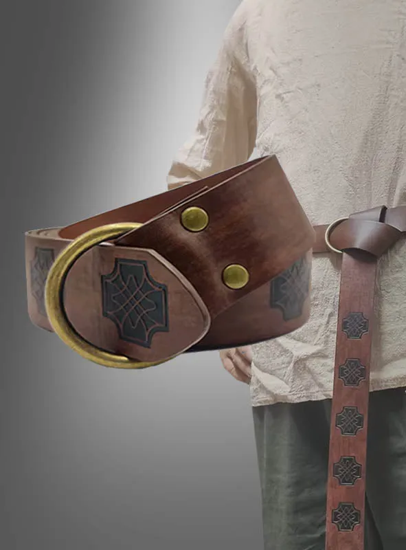 Mittelalter Gürtel schwarz oder braun