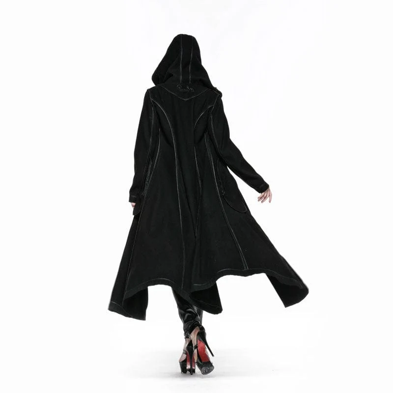 Gothic-Mantel mit Kapuze für Damen