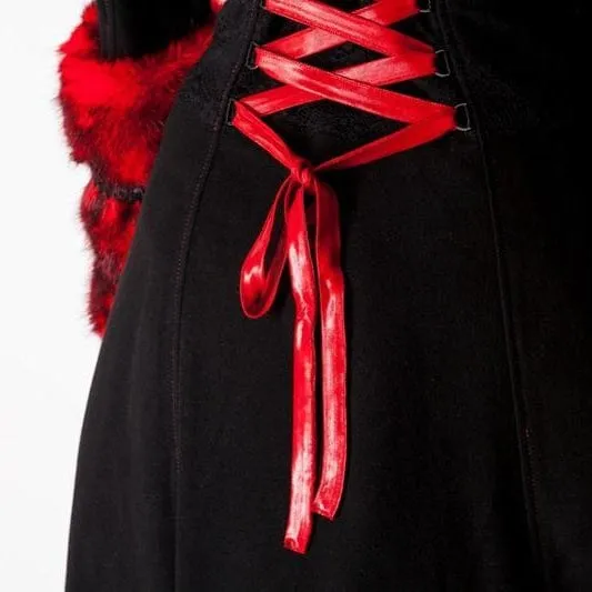 Gothic-Mantel mit Kapuze für Damen