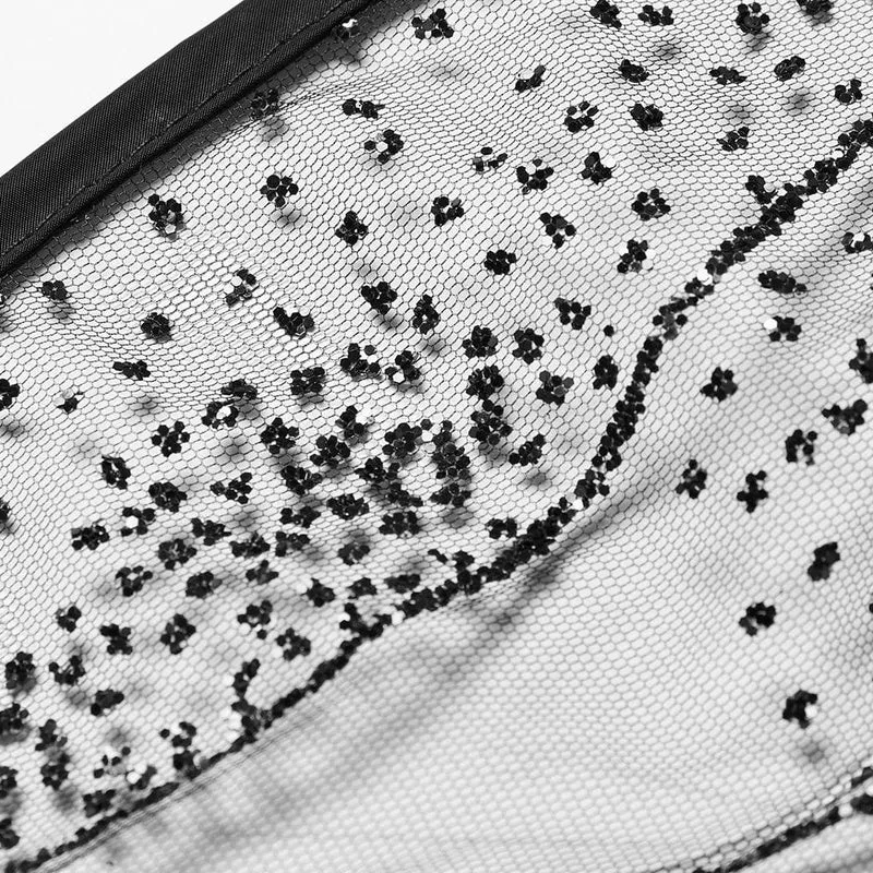 Gothic Schmetterlingsnetzflügel für Damen