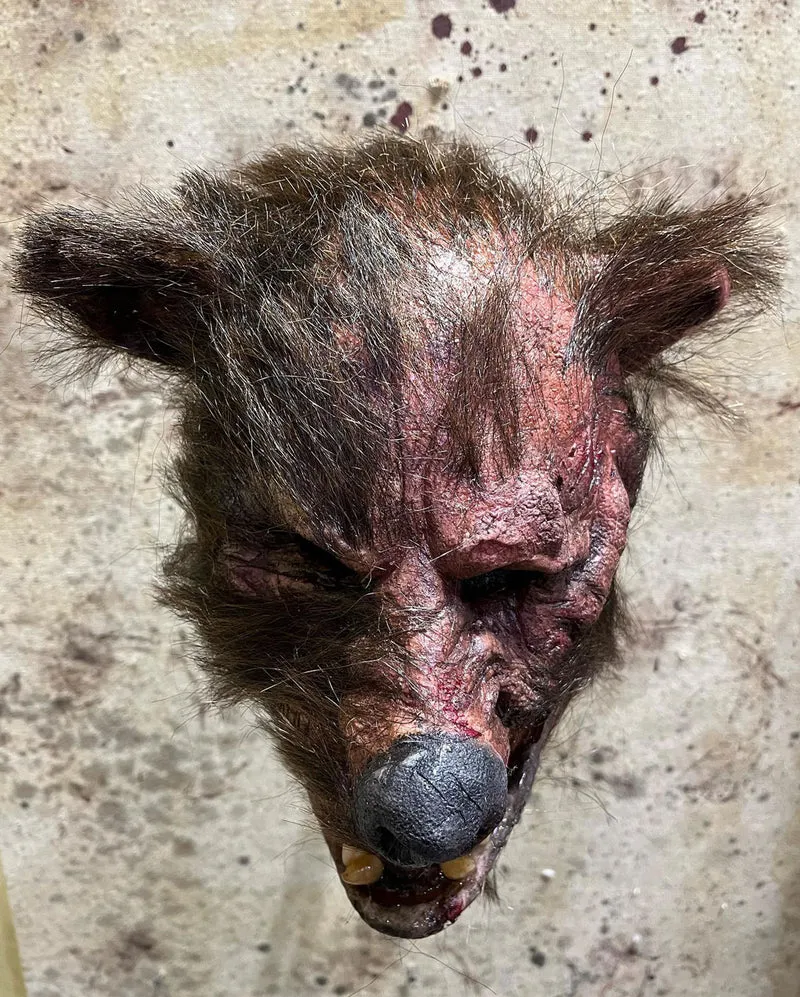 Blutige Roadkill Teddybär Maske