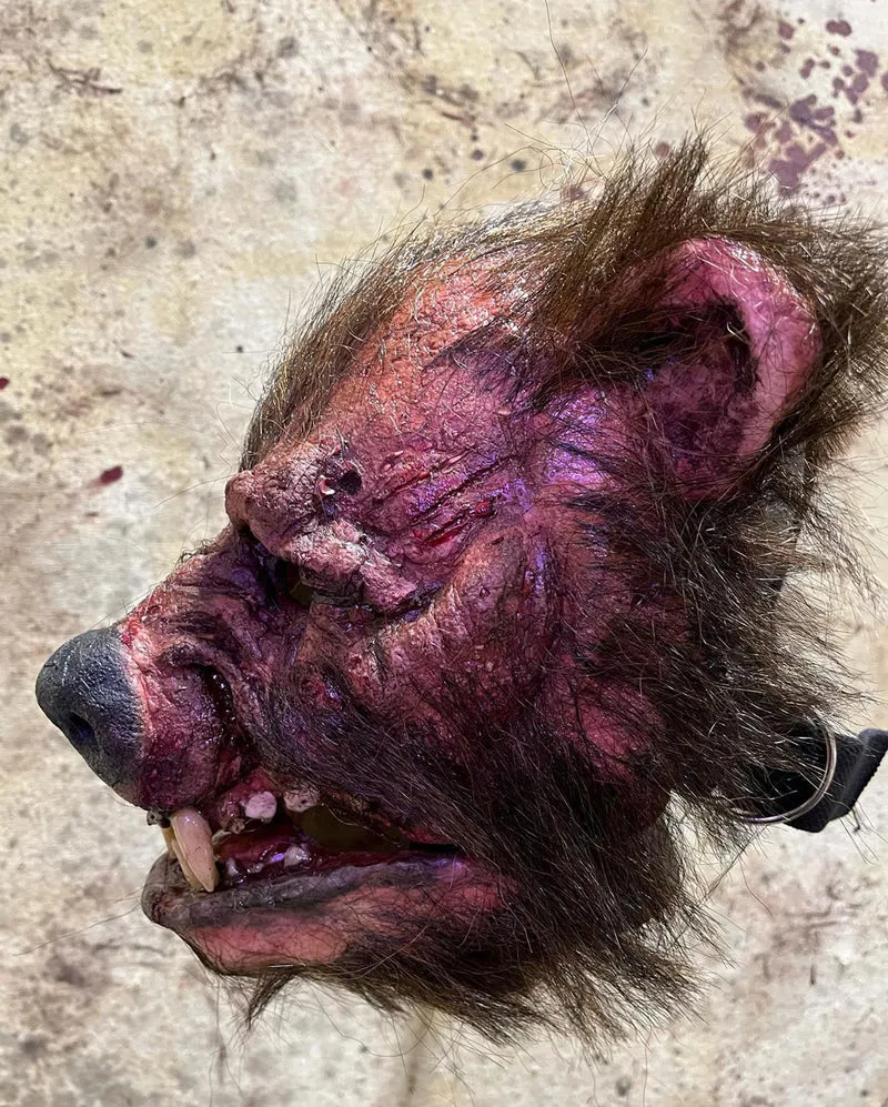 Blutige Roadkill Teddybär Maske