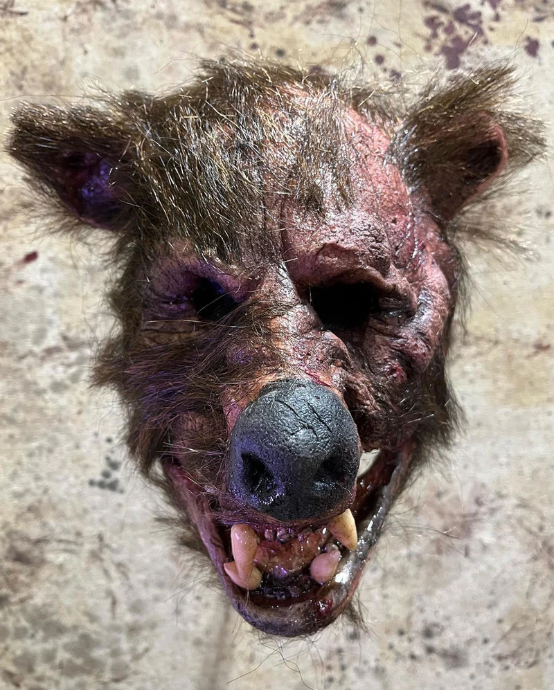 Blutige Roadkill Teddybär Maske