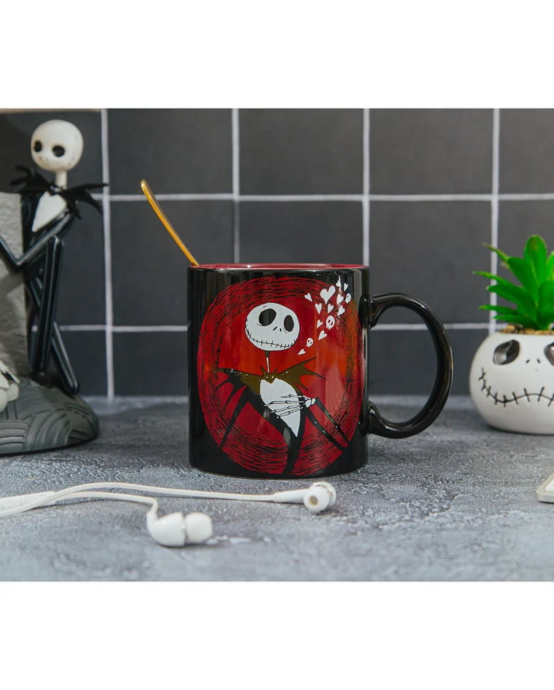 The Nightmare Before Christmas Jack Hearts Tasse