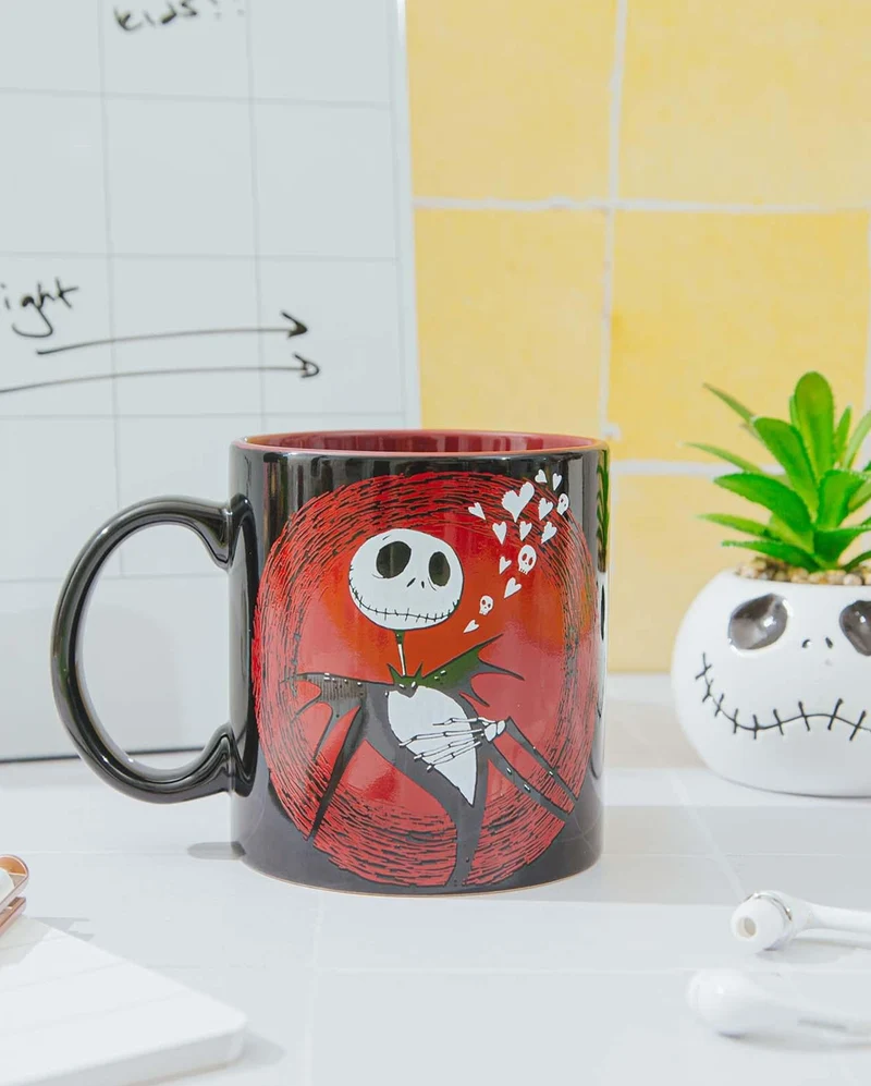 The Nightmare Before Christmas Jack Hearts Tasse