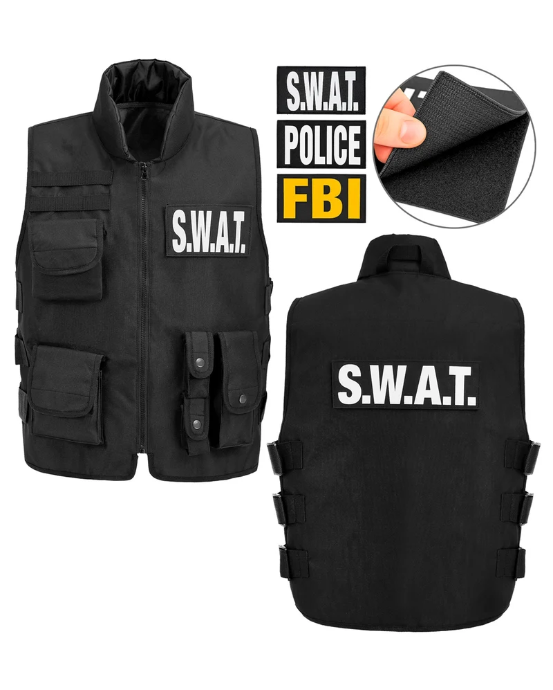 Realistische SWAT Weste Deluxe für Kinder
