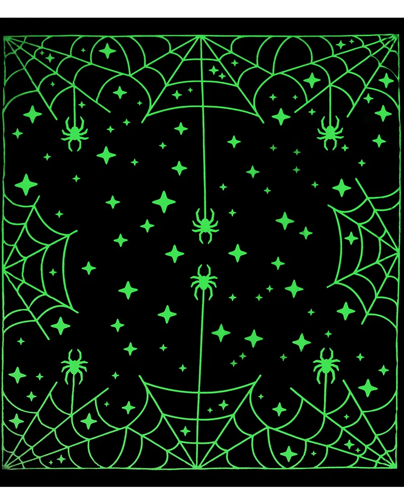 Spider Space Glow Kuscheldecke KILLSTAR