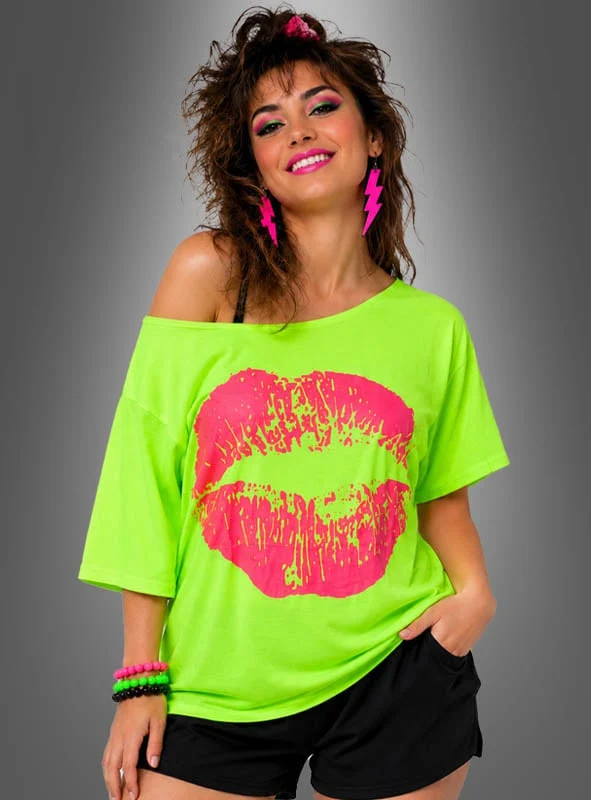 80er Jahre Shirt Kiss