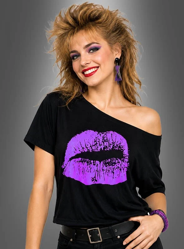 80er Jahre Shirt Kiss