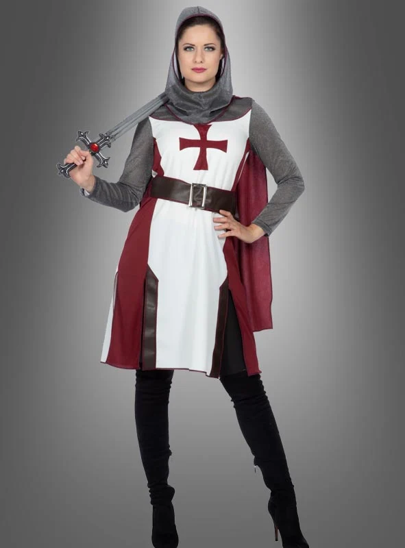 Kreuzritter Damenkostüm Jeanne