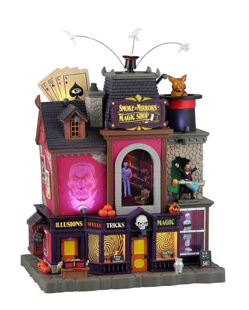 Lemax Spooky Town - Rauch & Spiegel Zauber Laden