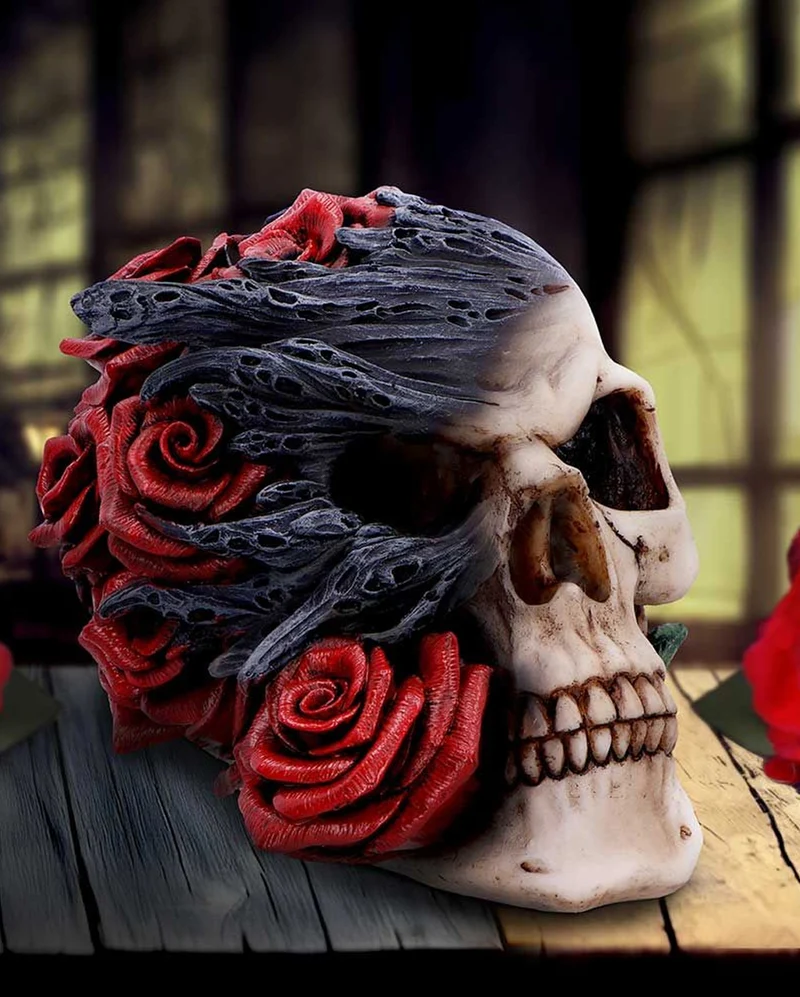 Soul Rose Totenkopf 13cm