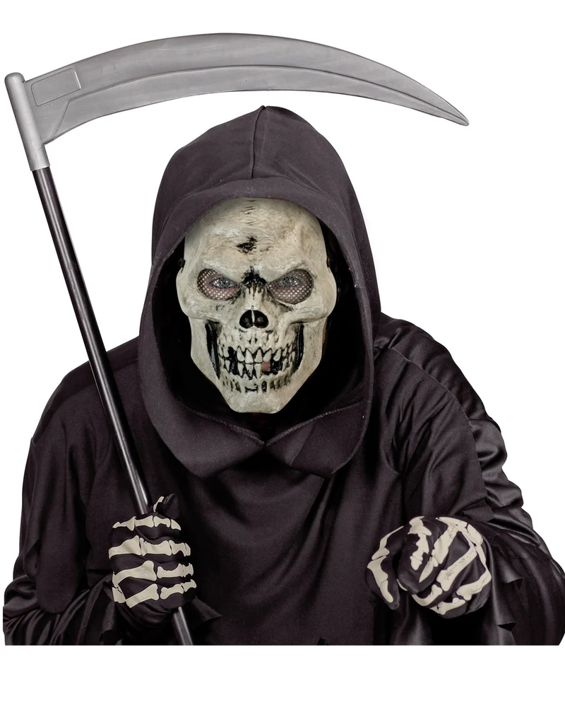 Totenschädelmaske mit versteckten Augen